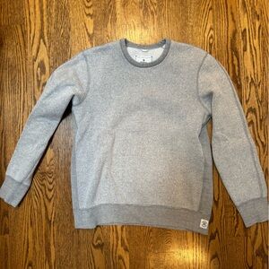 Reigning Champ Light Heather Gray Crewneck Sweatshirt